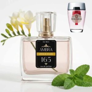 Kvepalai 165 įkvėpti Hugo Energise – Hugo Boss, vyriški 35 ml buteliukas su frezijos žiedais ir mėtomis