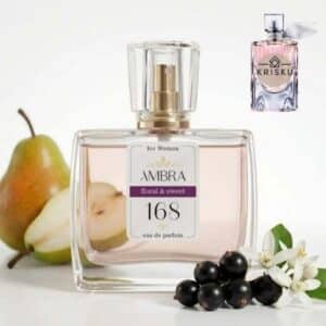 Kvepalai 168 įkvėpti La Vie Est Belle – Lancôme, moteriški 35 ml buteliukas su kriauše, juodaisiais serbentais ir baltu žiedu