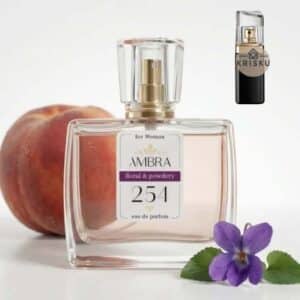 Kvepalai 254 įkvėpti Nuit Pour Femme – Hugo Boss, moteriški 35 ml buteliukas su persiku ir žibuoklės žiedu