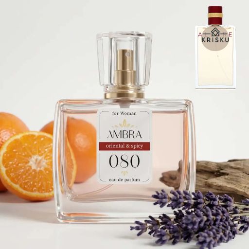 Kvepalai 080 įkvėpti Allure Sensuelle – Chanel, moteriški 35 ml buteliukas su apelsinu, levanda ir medienos gabalu