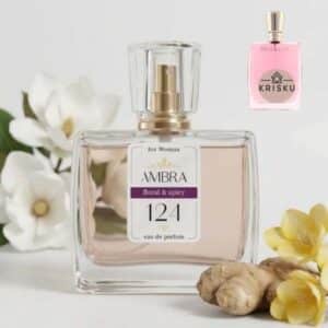 Kvepalai 124 įkvėpti Miracle – Lancôme, moteriški 35 ml buteliukas su magnolijos žiedais, imbiero šaknimi ir frezijomis
