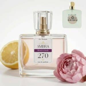 Kvepalai 270 įkvėpti Acqua di Giò – Giorgio Armani, moteriški 35 ml buteliukas su citrina ir rožiniu bijūnu