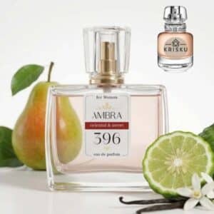 Kvepalai 396 įkvėpti L'Interdit – Givenchy, moteriški 35 ml buteliukas su kriauše, bergamote, vanilės ankštimi ir baltu žiedu