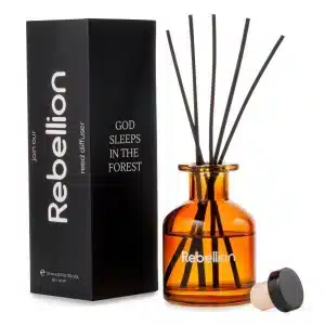 Rebellion namų kvapų difuzorius su lazdelėmis "God Sleeps in the Forest" 125ml