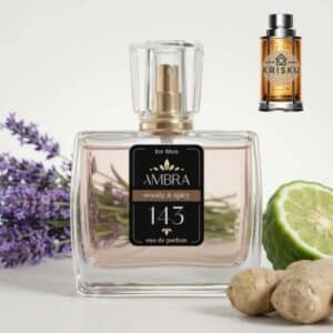 Kvepalai 143 įkvėpti Boss The Scent – Hugo Boss, vyriški 35 ml buteliukas su levanda, laimu ir imbiero šaknimi