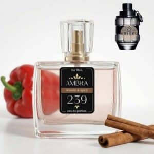 Kvepalai 239 įkvėpti Spicebomb – Viktor&Rolf, vyriški 35 ml buteliukas su raudonąja paprika ir cinamono lazdelėmis