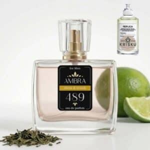 Kvepalai 489 įkvėpti Replica Under the Lemon Trees – Maison Margiela, unisex 35 ml buteliukas su laimu ir žaliosios arbatos lapeliais