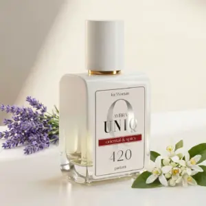 Kvepalai 420 įkvėpti Libre – Yves Saint Laurent, moteriški UNIQ parfum 50 ml buteliukas su levanda ir apelsinų žiedais