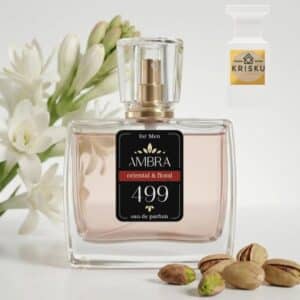 Kvepalai 499 įkvėpti Soleil Blanc – Tom Ford, unisex 35 ml buteliukas su tuberozos žiedais ir pistacijomis