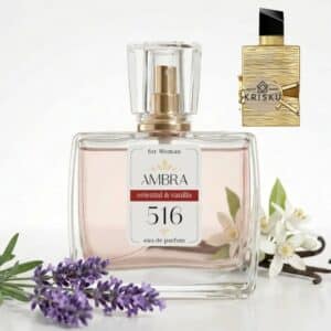 Kvepalai 516 įkvėpti Libre Vanille Couture – Yves Saint Laurent, moteriški 35 ml buteliukas su levanda, jazmino žiedais ir vanilės ankštimis